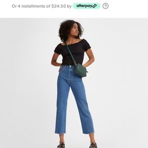 Levi’s rib cage straight ankle jean